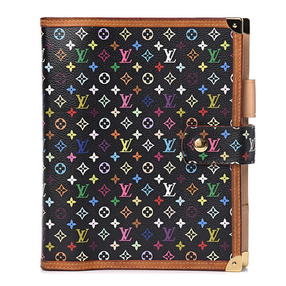 Louis Vuitton Monogram Multicolor Large Ring Agenda Black 1 of 8