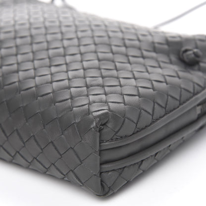 Bottega Veneta Nappa Intrecciato Nodini Crossbody Messenger New Light Grey 8 of 8