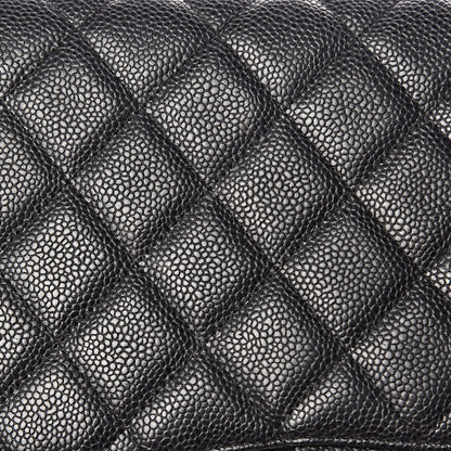 Chanel Caviar Quilted Jumbo Single Flap Black 12 of 13