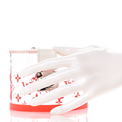 Louis Vuitton Transparent Plexiglass Box Scott Fluorescent Pink 2 of 6