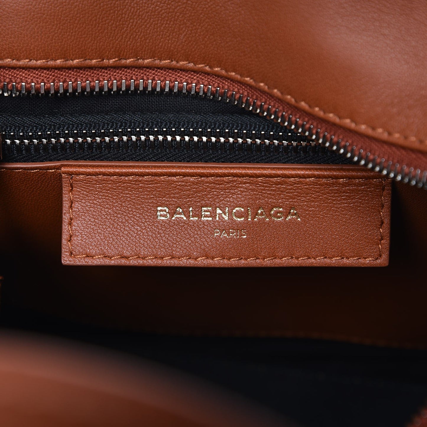 Agneau XS Bazar Shopper Tote Marron Fauve