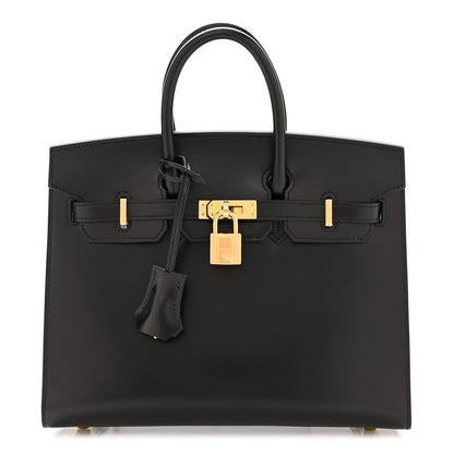 Hermes Box Birkin Sellier 25 Black 1 of 12