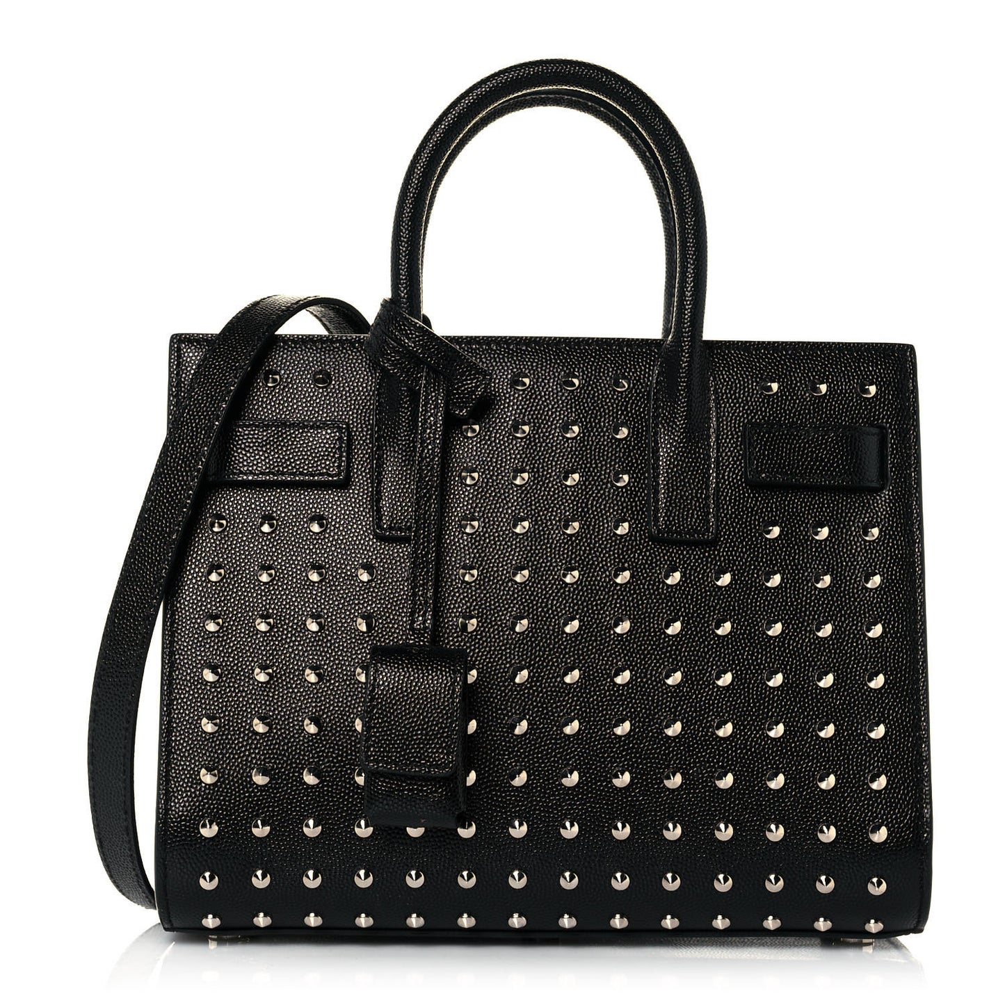 Grain De Poudre Studded Nano Sac De Jour Black