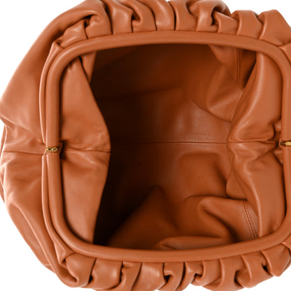 Bottega Veneta Smooth Butter Calf The Pouch Oversized Clutch Clay 5 of 8