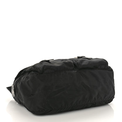 Prada Tessuto Nylon Saffiano Vela Messenger Bag Black 4 of 10