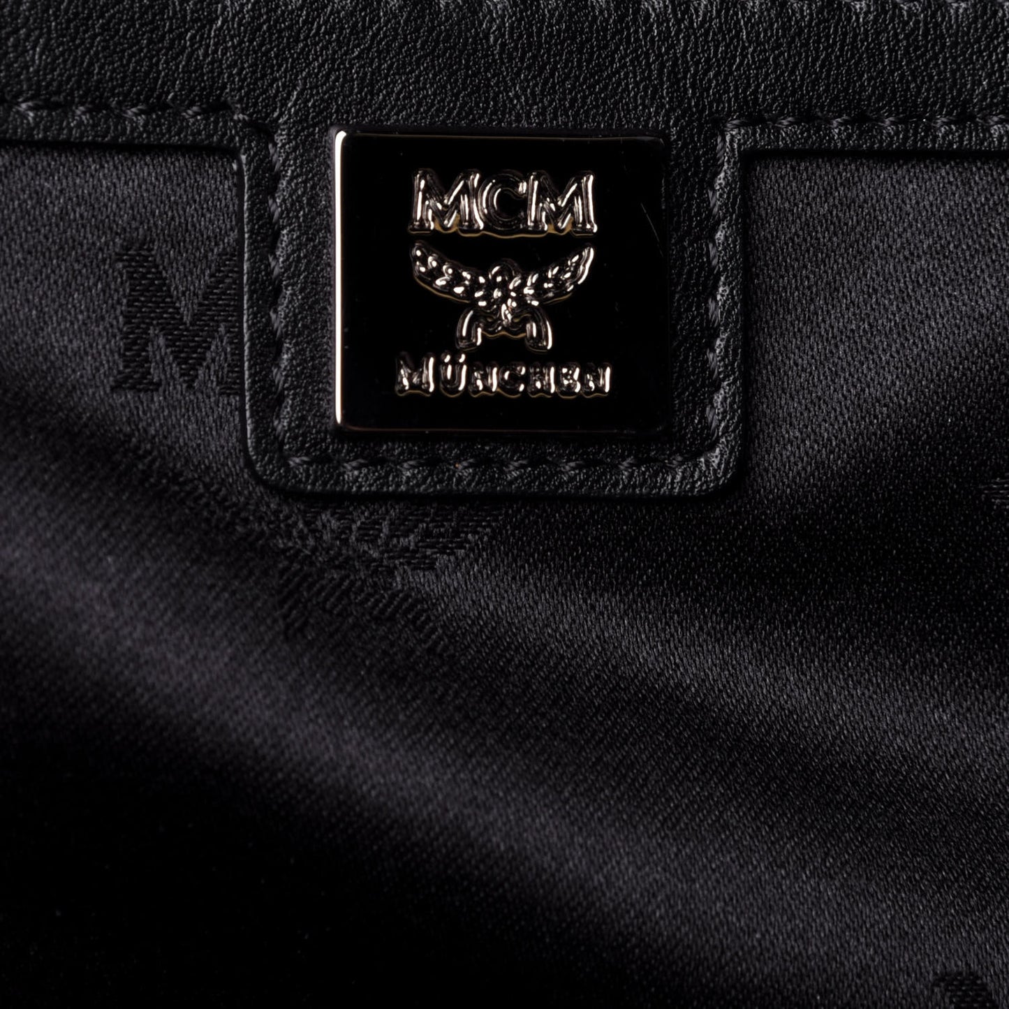 Smooth Calfskin Camo Studded Weekender Bag Black