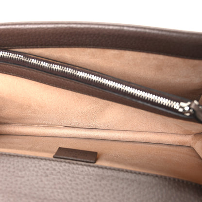 Gucci GG Supreme Monogram Textured Dollar Calfskin Top Handle Dionysus Shoulder Bag Beige Ebony New Acero 5 of 10