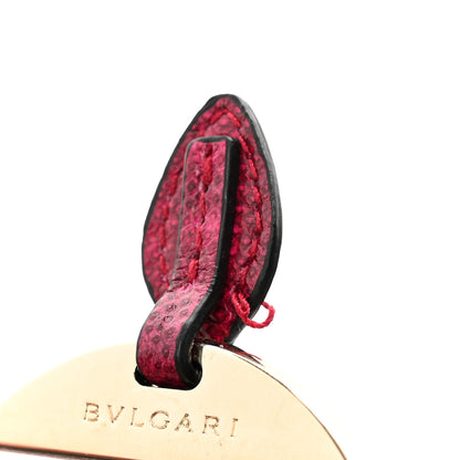 Bulgari Shiny Karung Serpenti Forever Top Handle Red 10 of 12