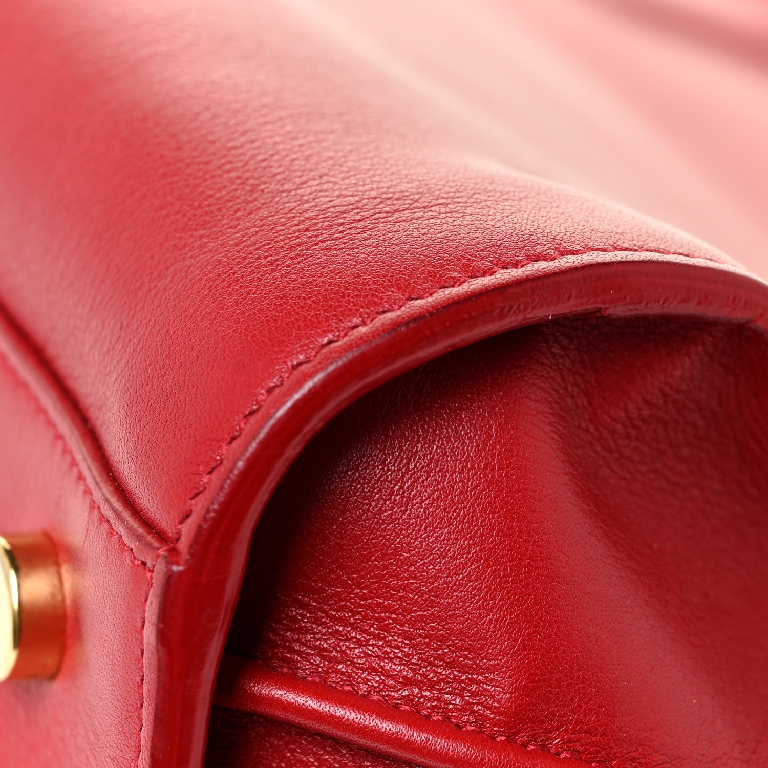 Saint Laurent Calfskin Small Sac De Jour Lipstick Red 18 of 25