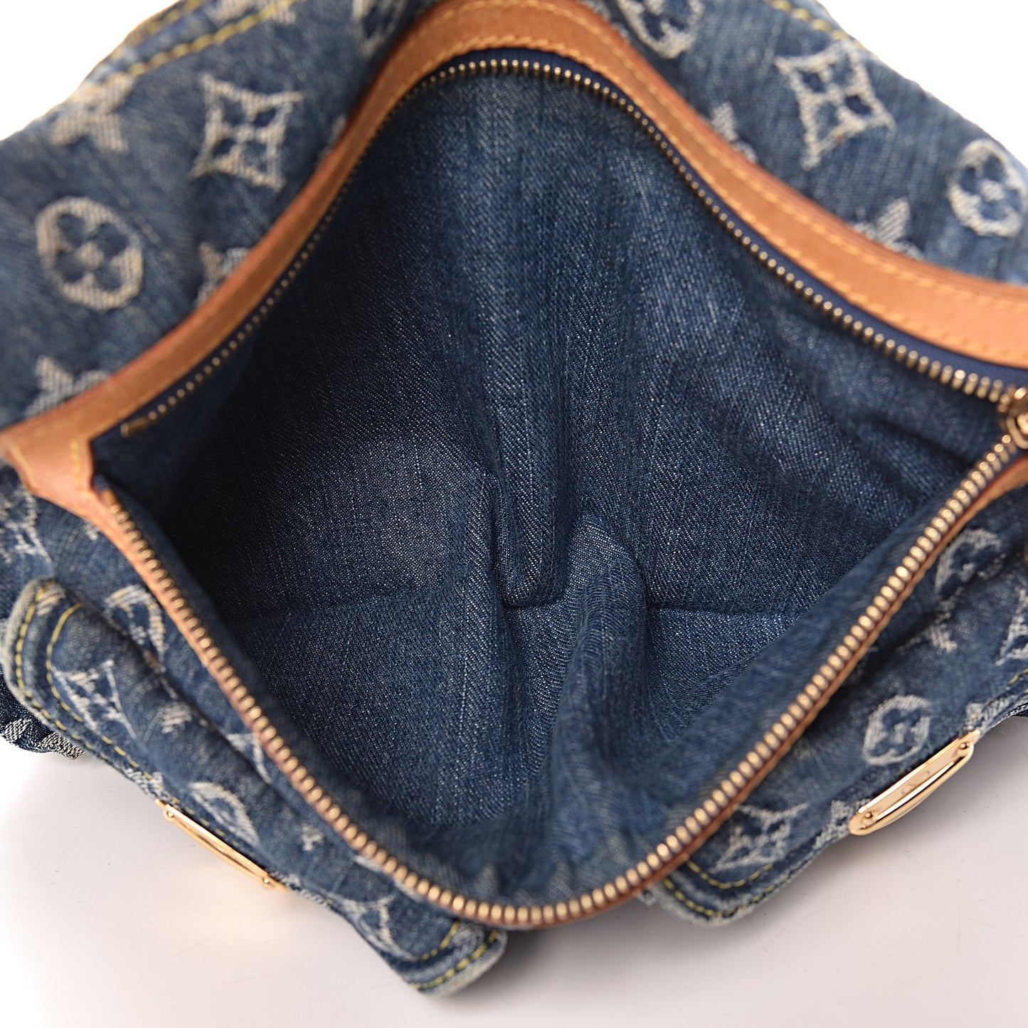 Monogram Denim Baggy PM Blue
