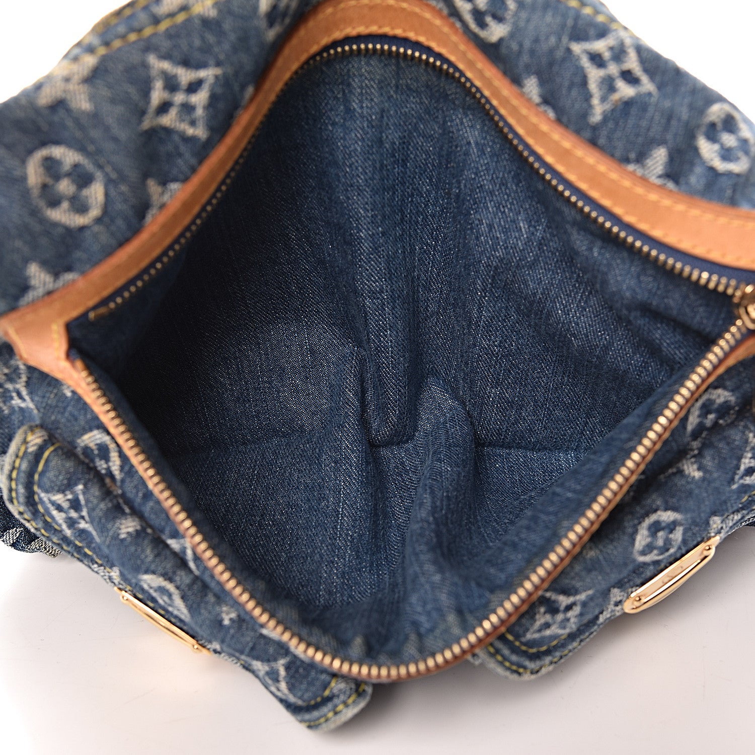 Louis Vuitton Monogram Denim Baggy PM Blue 6 of 13