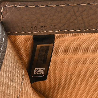 Chloe Grained Calfskin Marcie Square Wallet Cashmere Grey 8 of 9
