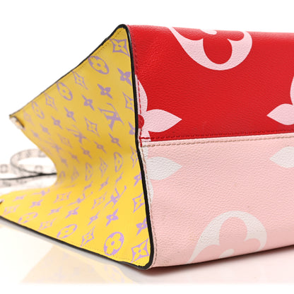 Louis Vuitton Monogram Giant Onthego GM Rouge Rose 7 of 8