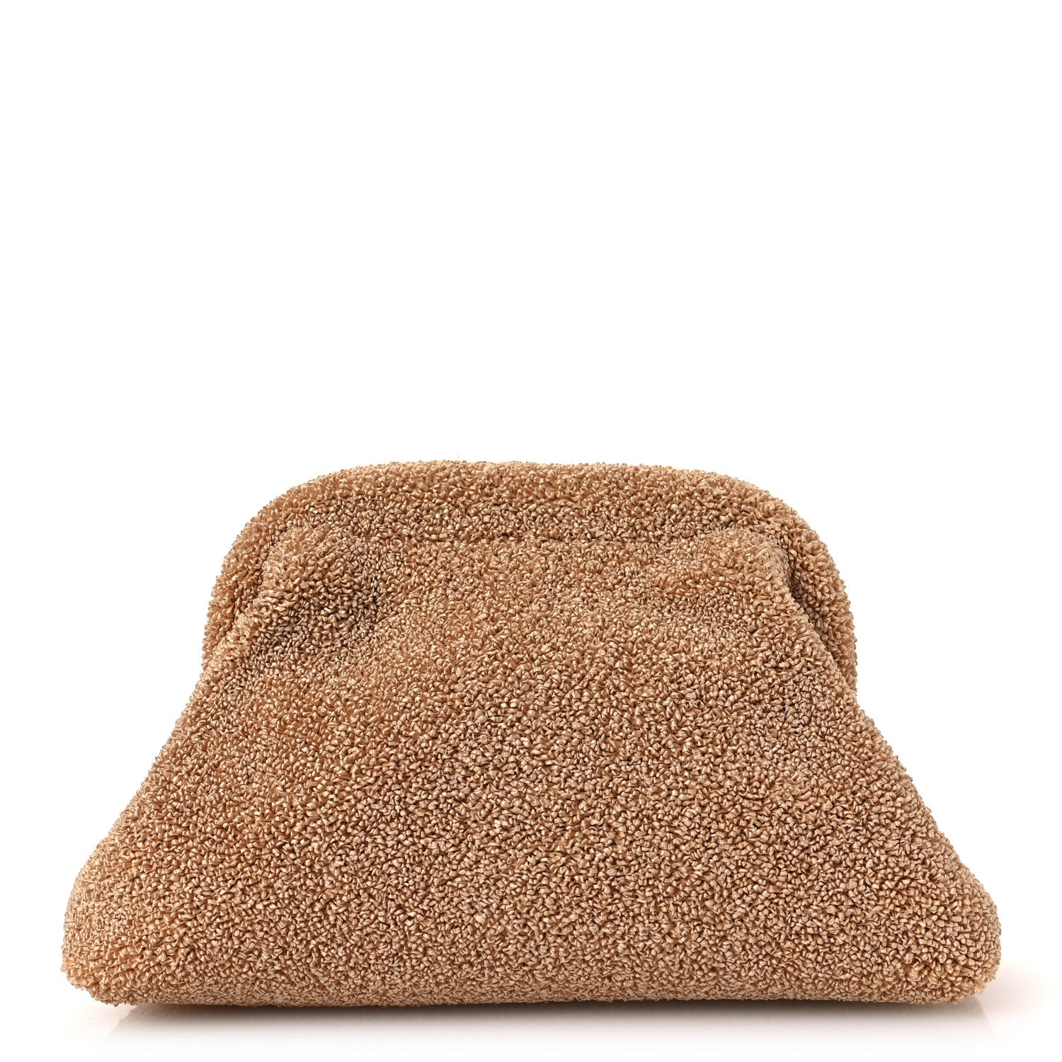 The Row Textured Fabric Mira Clutch Natural 1 of 9