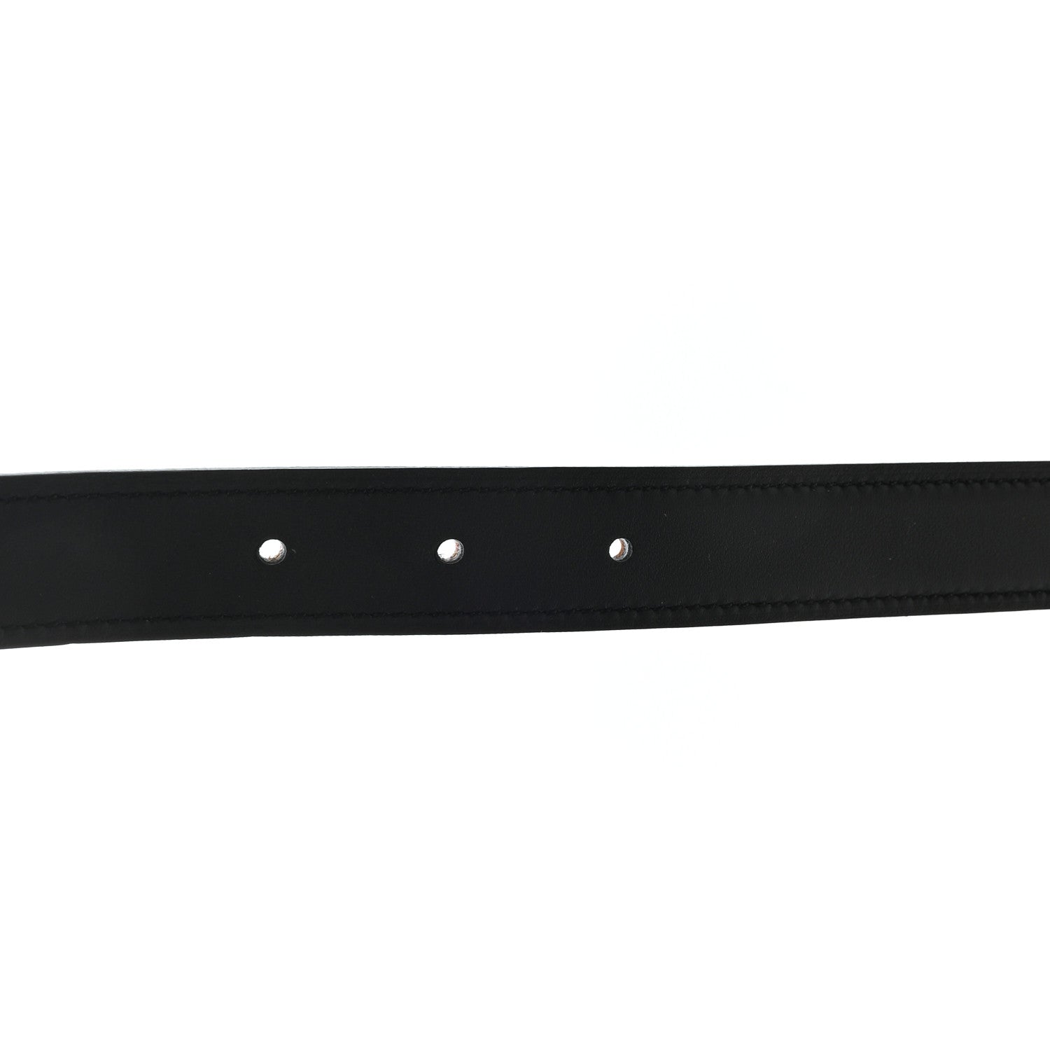 Hermes Epsom Swift 24mm Mors H Belt 80 32 Black Gold 4 of 5