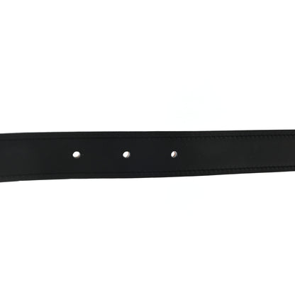 Hermes Epsom Swift 24mm Mors H Belt 80 32 Black Gold 4 of 5