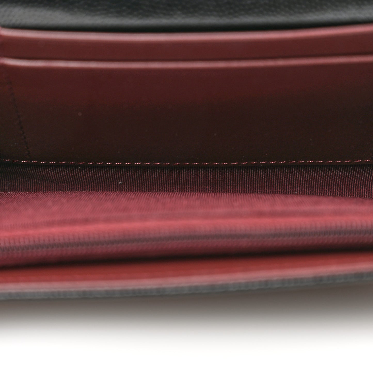 Caviar Quilted Medium Flap Wallet Black