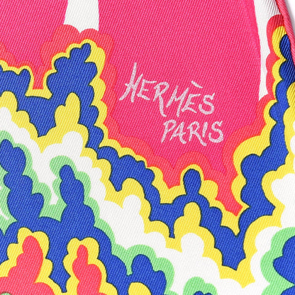 Hermes Silk The Three Graces Scarf 90 Chocolate Rose Vif 3 of 4