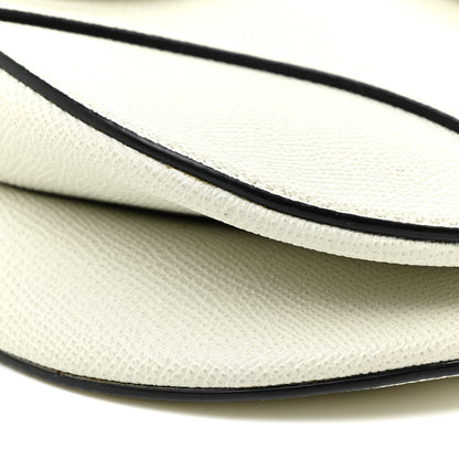 Christian Dior Grained Calfskin Saddle Bag White 8 of 13