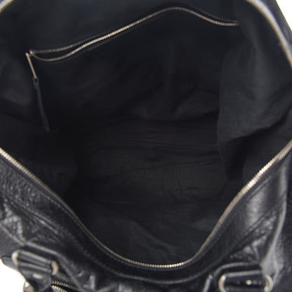 Balenciaga Agneau Classic Hardware Weekender Black 4 of 9
