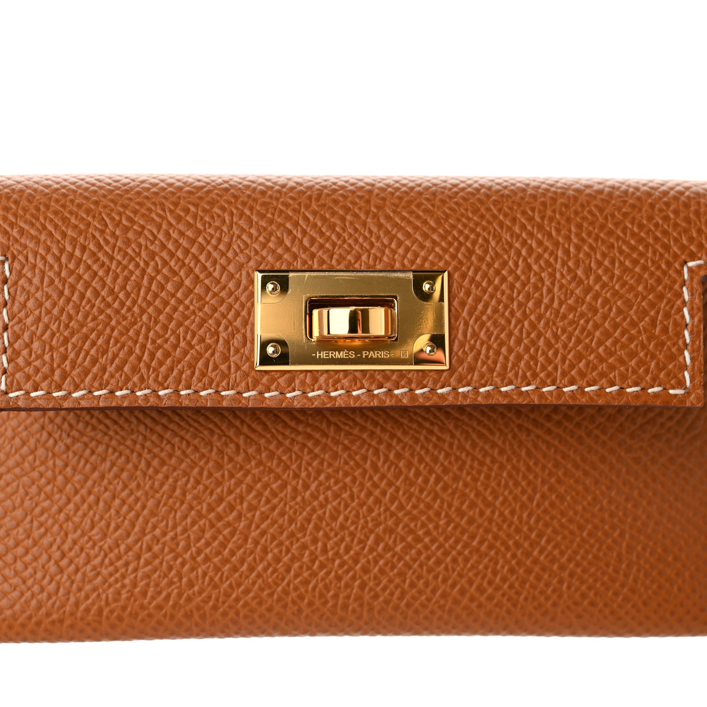 Swift Epsom Pocket Kelly Shoulder Strap Gold