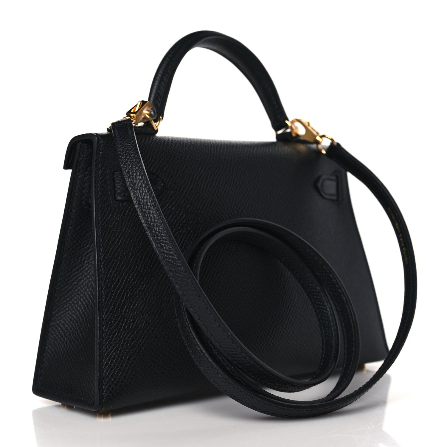 Hermes Epsom Mini Kelly Sellier 20 Black 3 of 10