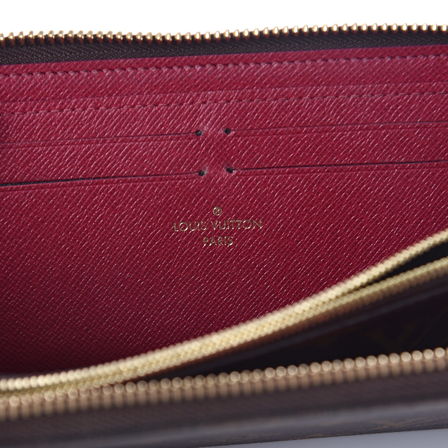 Louis Vuitton Monogram Clemence Wallet Fuchsia 6 of 7