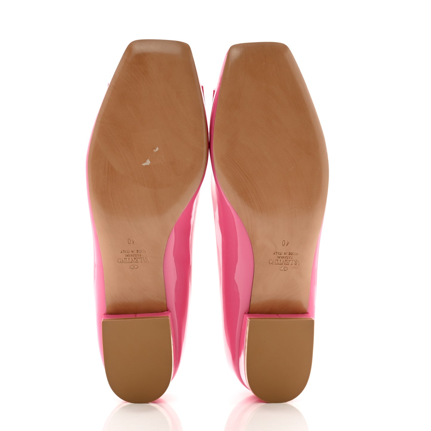 Patent One Stud Ballerina 20mm Flats 40 Feminine Pink