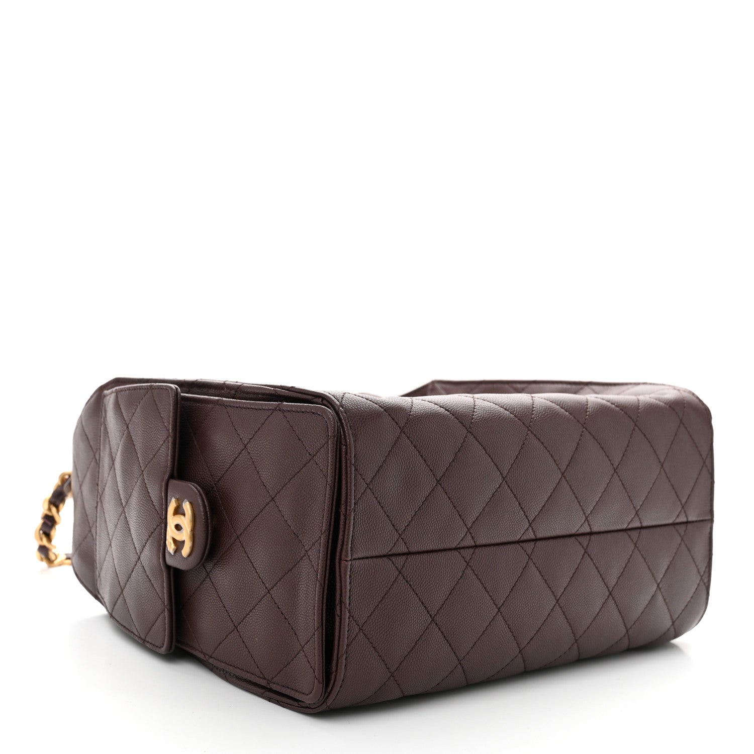 Chanel Caviar Quilted Small Chanel 25 Handbag Dark Brown 4 of 11