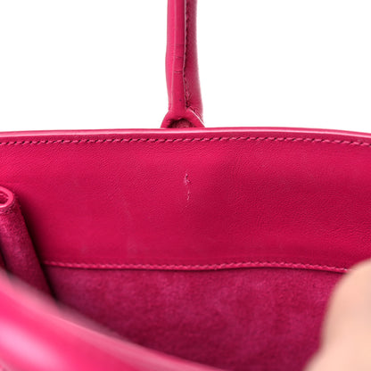 Saint Laurent Calfskin Nano Sac De Jour Lipstick Fuchsia 14 of 23