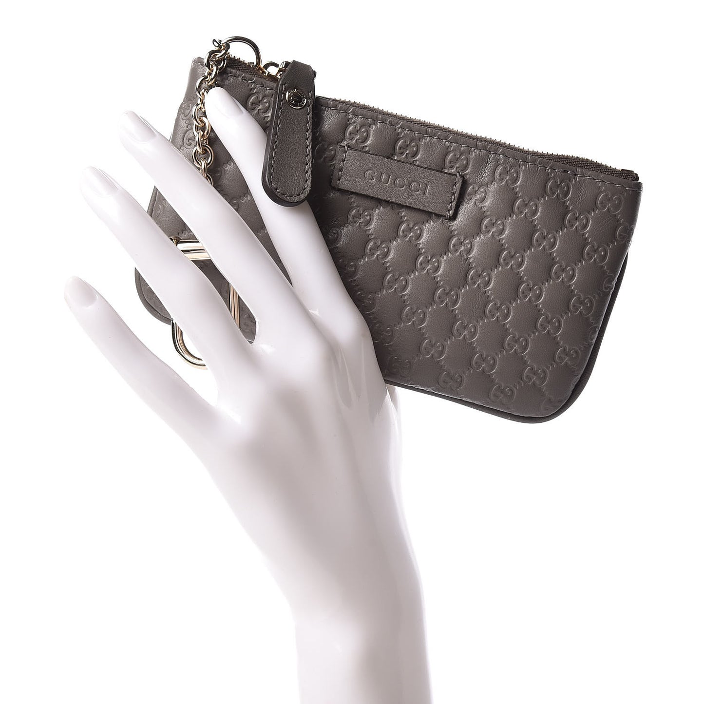 Soft Microguccissima Key Ring Coin Case Loess