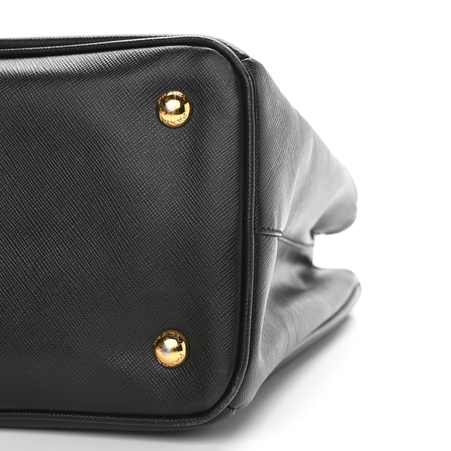 Saffiano Lux Medium Tote Black