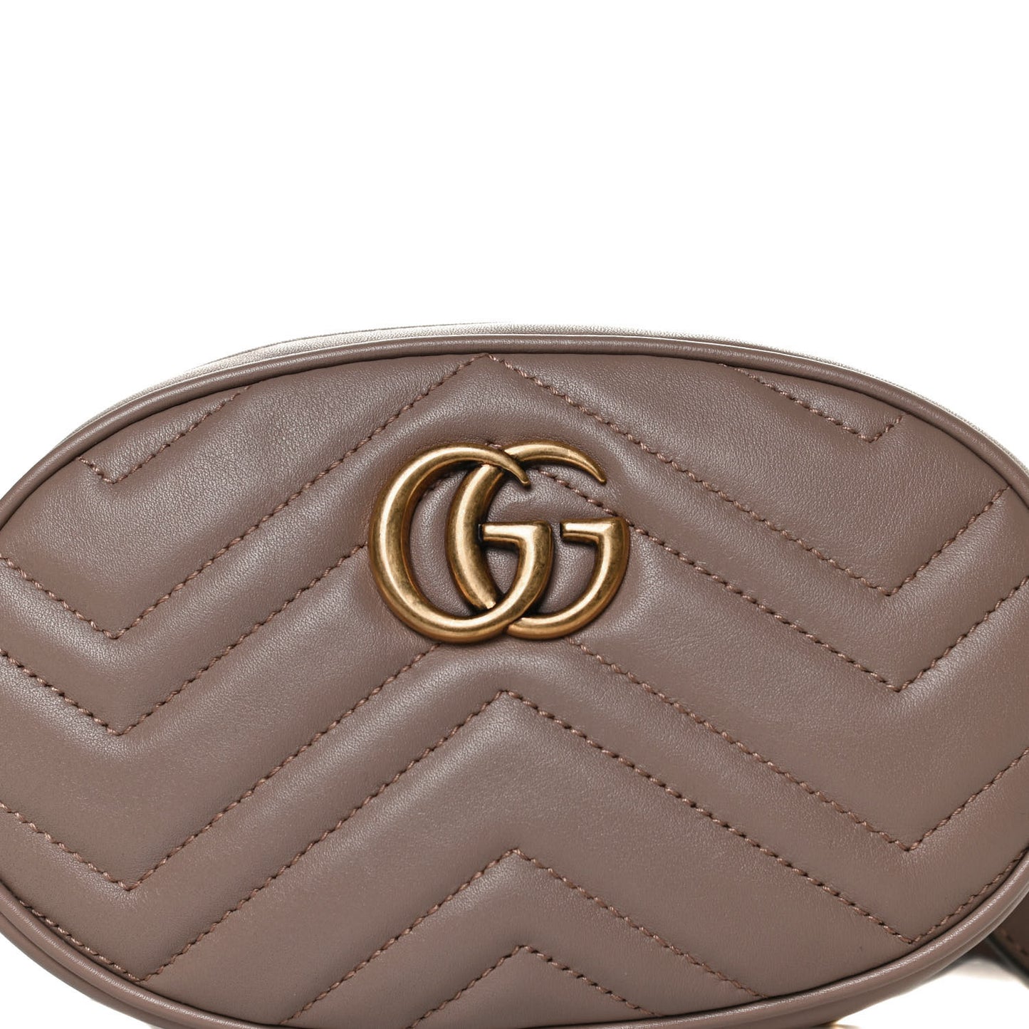 Calfskin Matelasse GG Marmont Belt Bag 85 34 Porcelain Rose