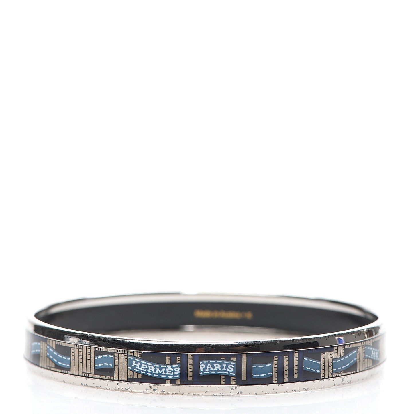 Enamel Printed Narrow Ribbon Bracelet 62