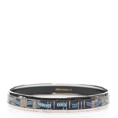 Hermes Enamel Printed Narrow Ribbon Bracelet 62 2 of 4