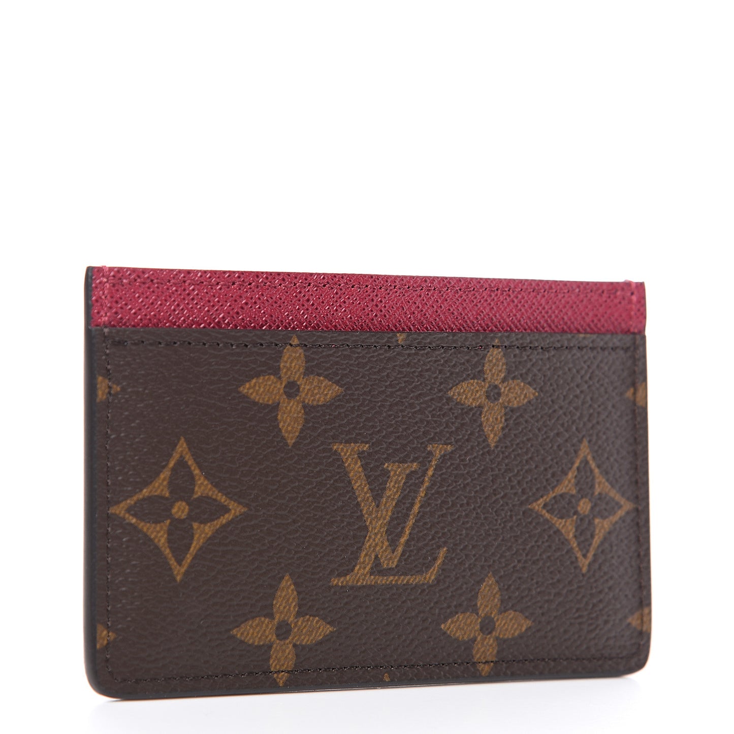 Monogram Card Holder Fuchsia