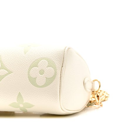 Louis Vuitton Empreinte Monogram Giant Nano Speedy Latte Matcha 9 of 9