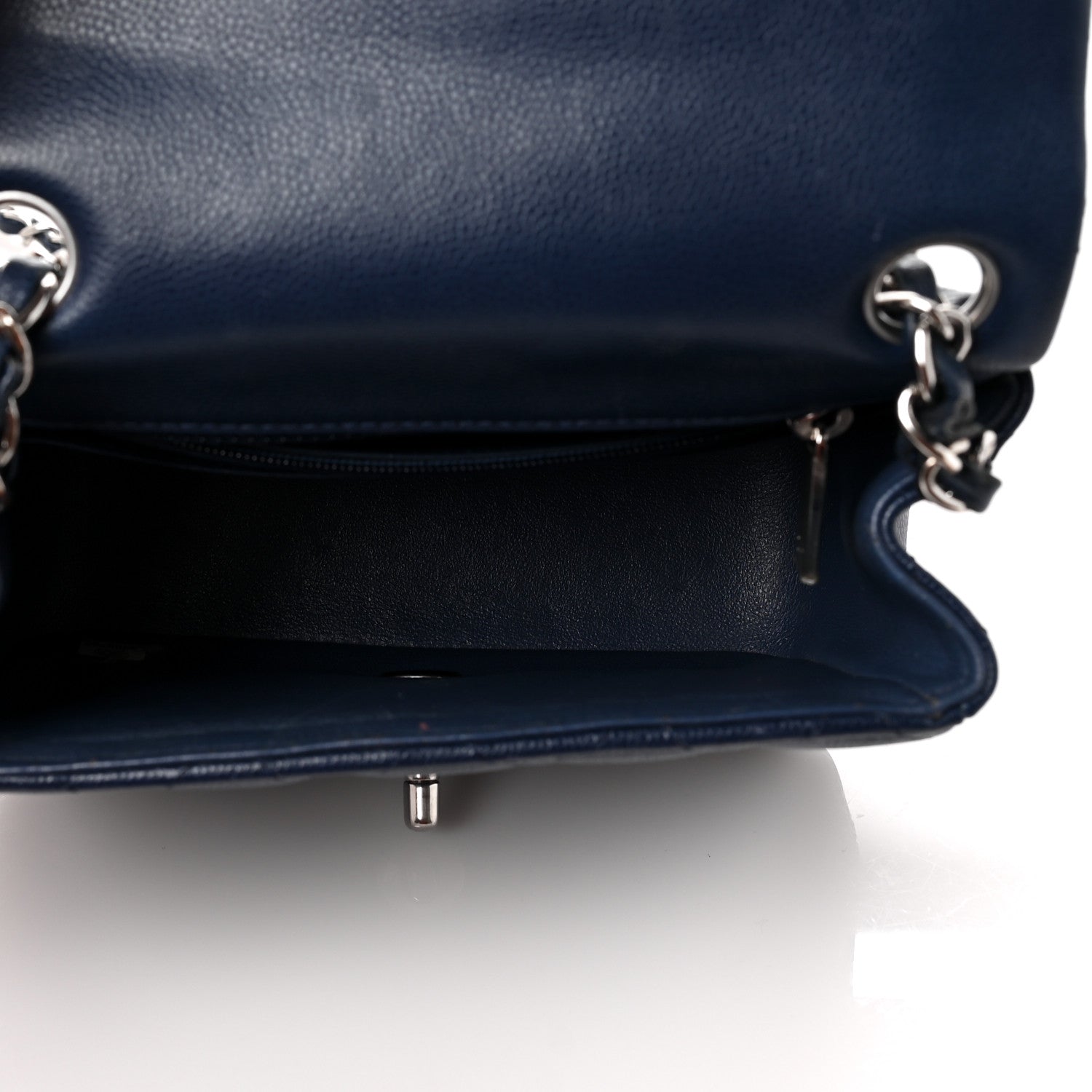 Chanel Caviar Quilted Mini Square Flap Navy 5 of 10