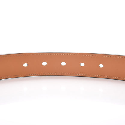 Hermes Taurillon Clemence Etriviere 32mm Belt 105 Turquoise 6 of 8