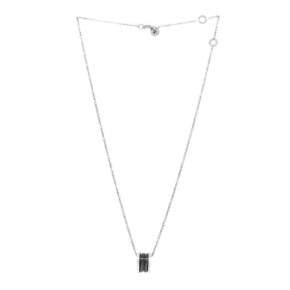 Bulgari Sterling Silver Ceramic Save The Children Pendant Necklace 1 of 5