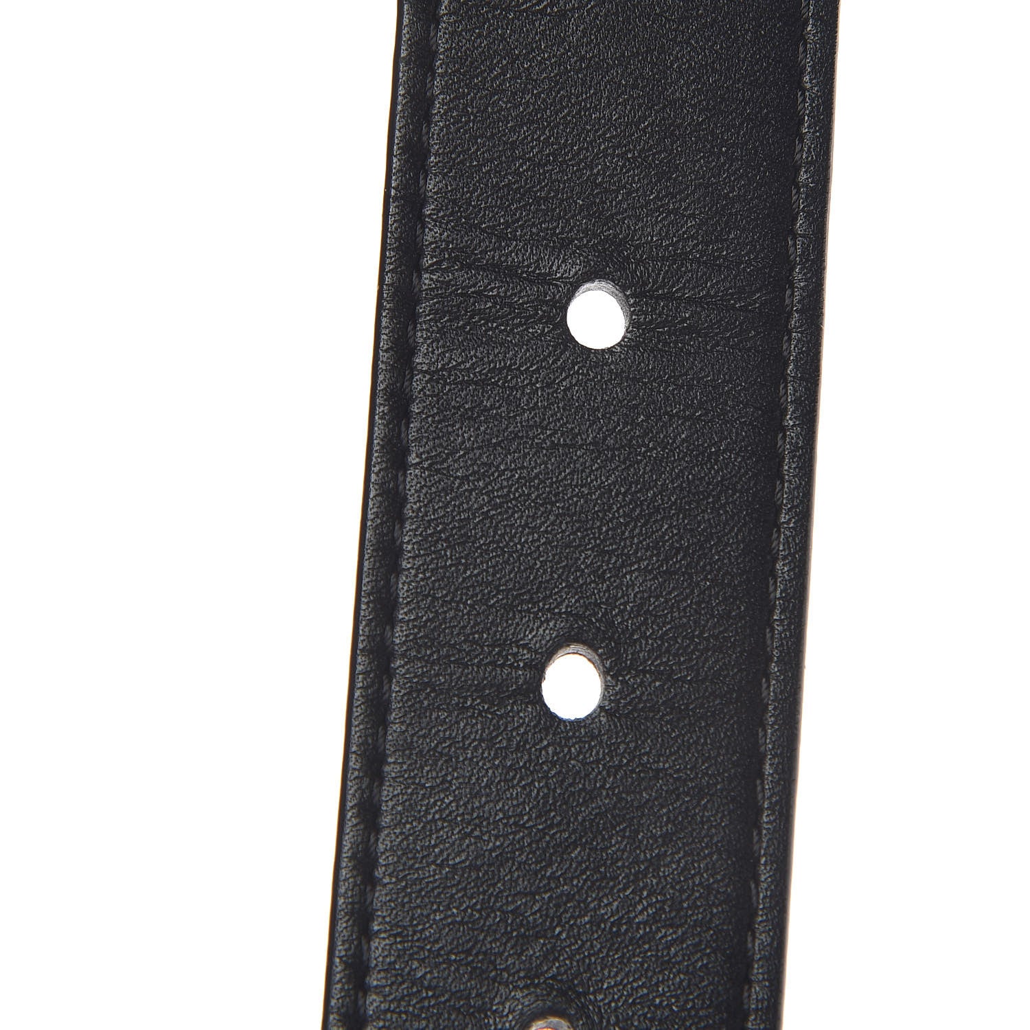 Louis Vuitton Calfskin 30mm Reversible Belt 90 36 Black Dark Brown 5 of 9