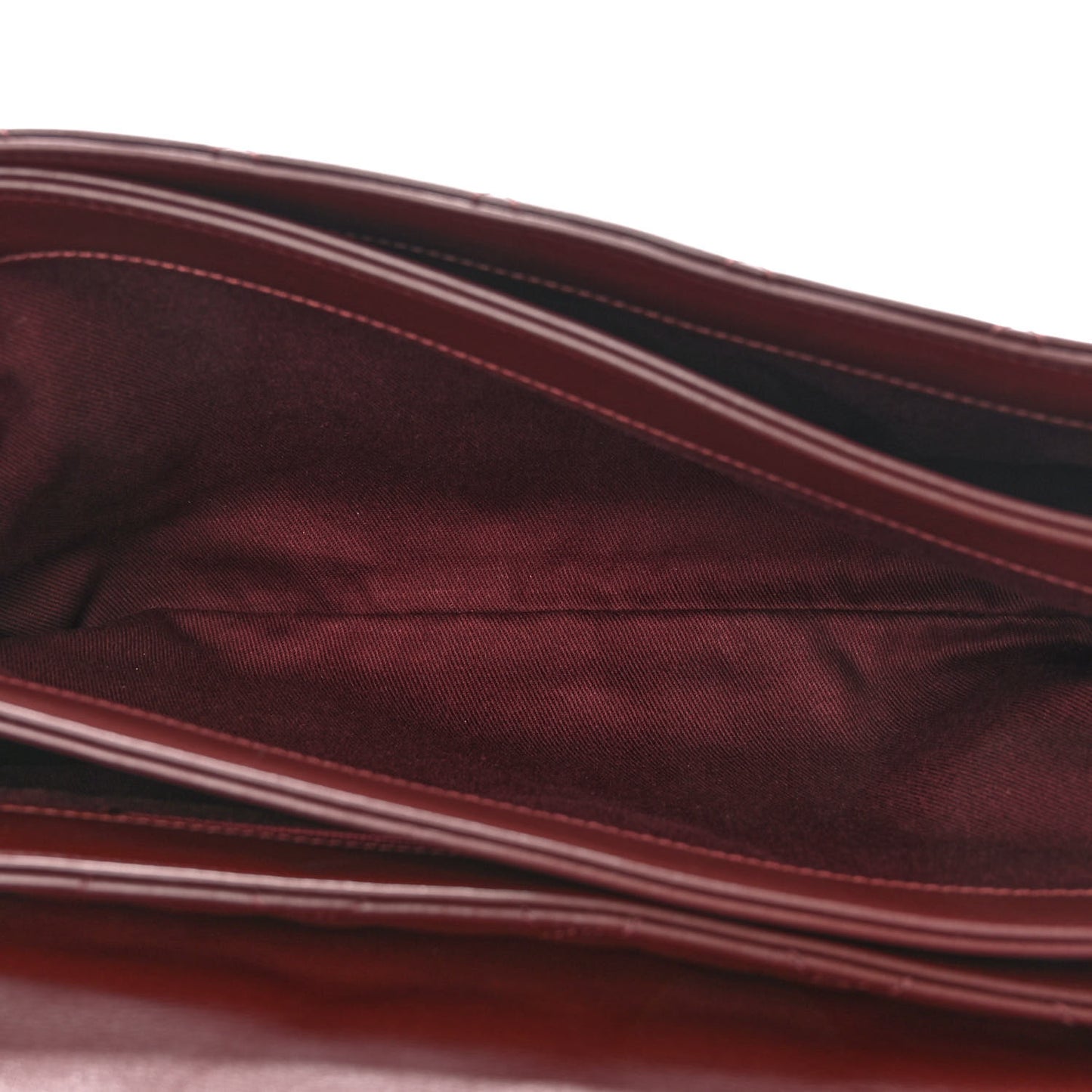 Calfskin Quilted Jumbo Soft Elegance Flap Bordeaux