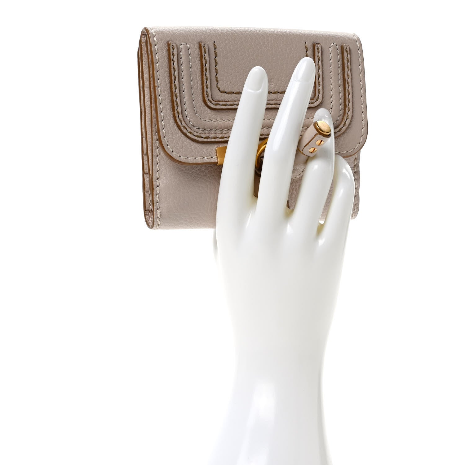 Chloe Grained Calfskin Marcie Square Wallet 2 of 6