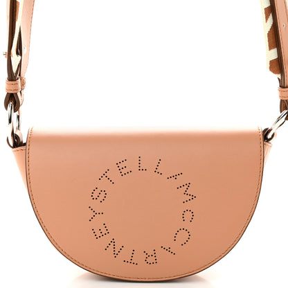 Stella McCartney Eco Soft Alter Nappa Perforated Logo Mini Marlee Nude 7 of 9