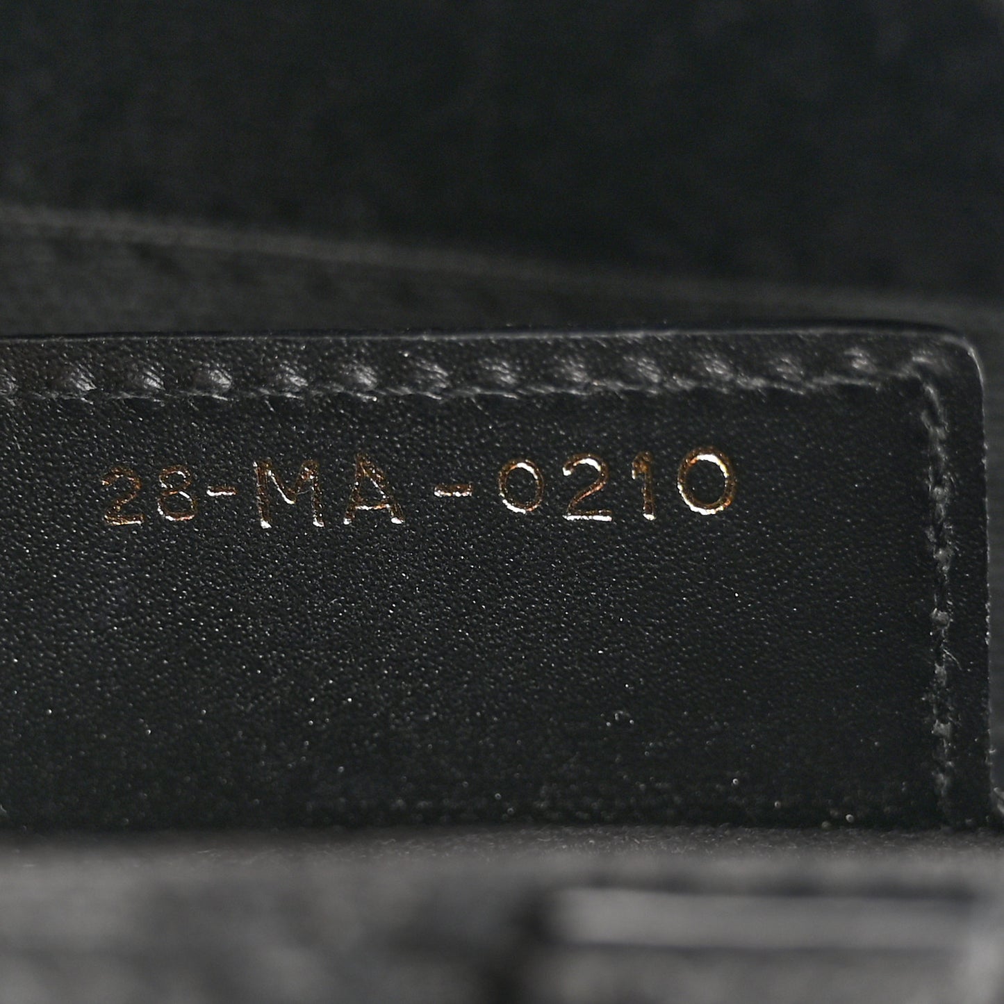 Monogram Saddle Bag Black