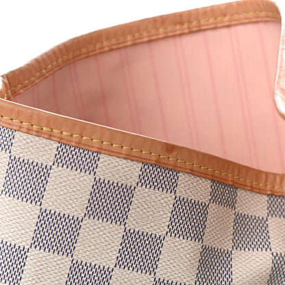 Louis Vuitton Damier Azur Delightful MM Rose Ballerine 11 of 11
