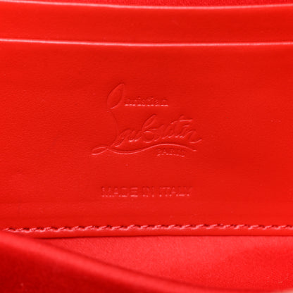 Christian Louboutin Patent Loubi Twist Zip Clutch Bag Nude 5 of 8