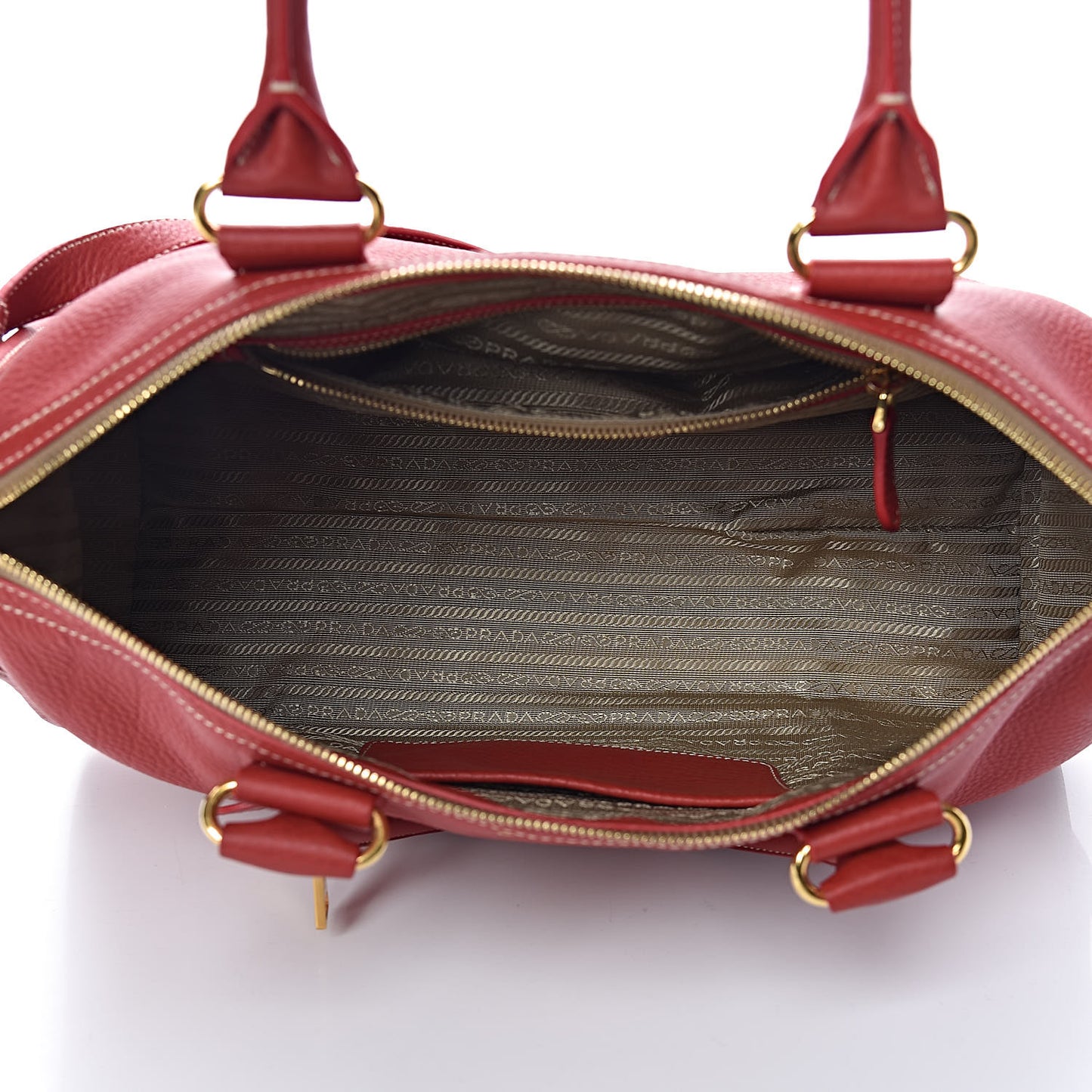 Vitello Daino Satchel Fuoco