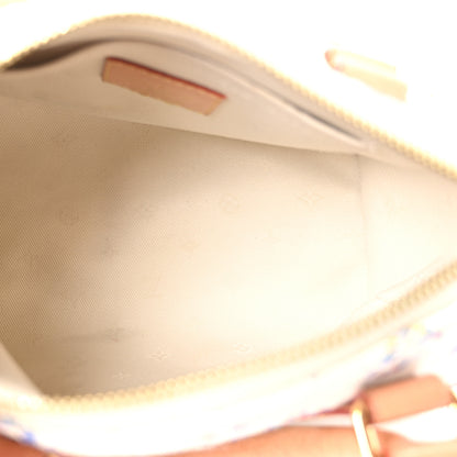 Louis Vuitton Monogram Jacquard Fabric Speedy Bandouliere 20 Multicolor Beige 5 of 9