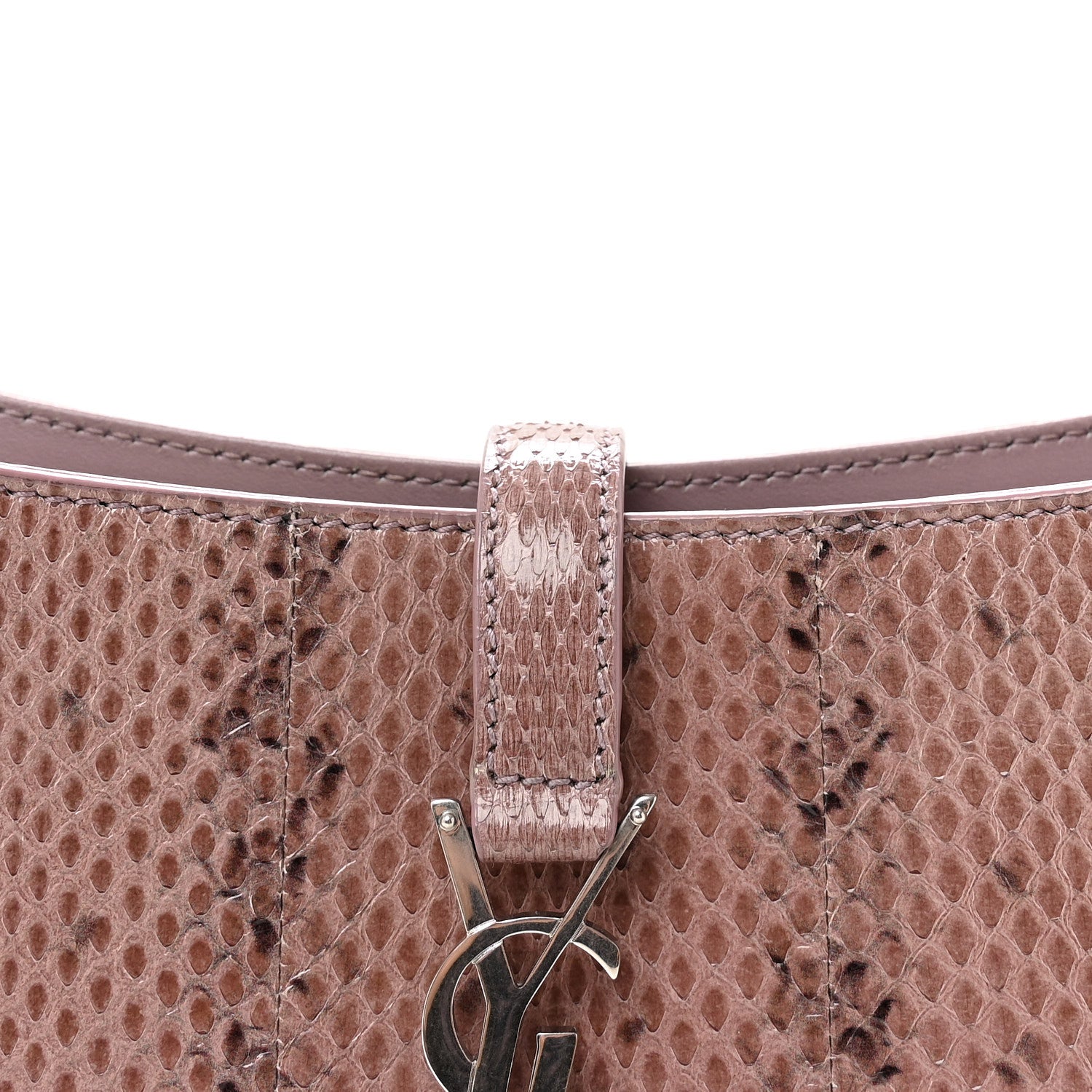 Saint Laurent Lacquer Ayers Le 5 A 7 Hobo Rose Brown 7 of 9